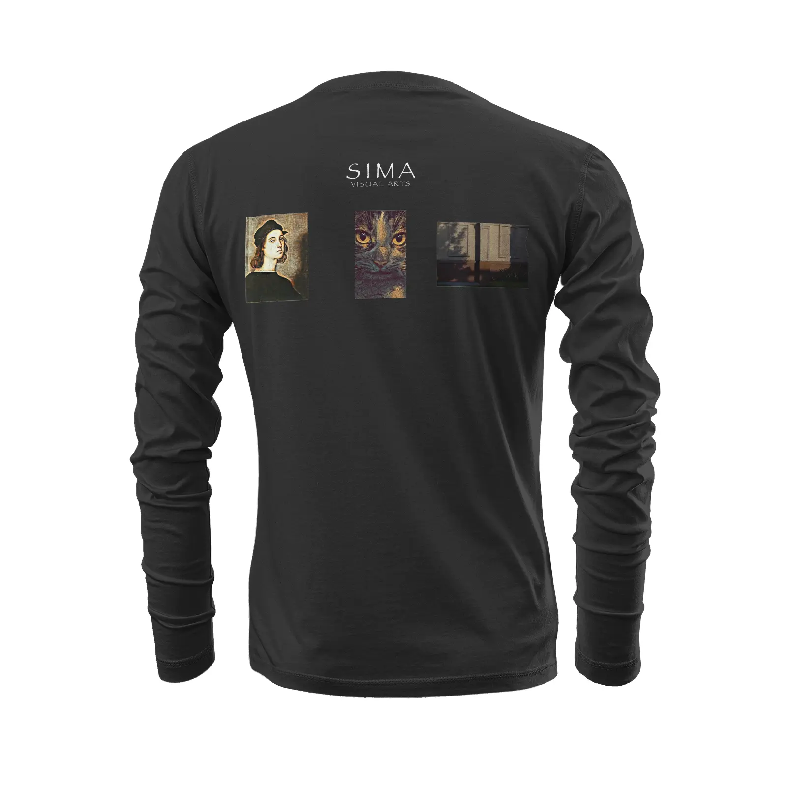 Black long sleeve t-shirt - The prophecy - USC Printy6