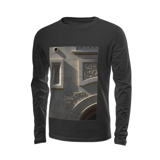 Black long sleeve t-shirt - The prophecy - USC Printy6