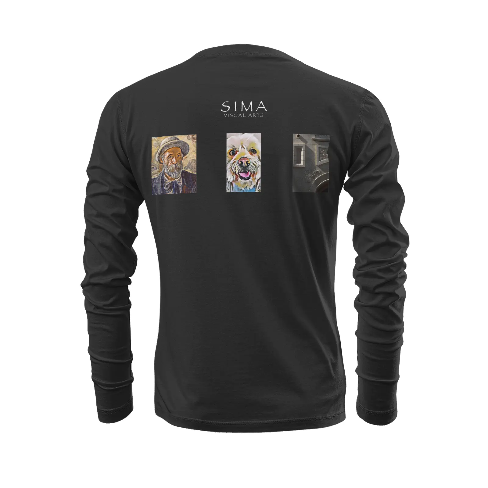 Black long sleeve t-shirt - The prophecy - USC Printy6