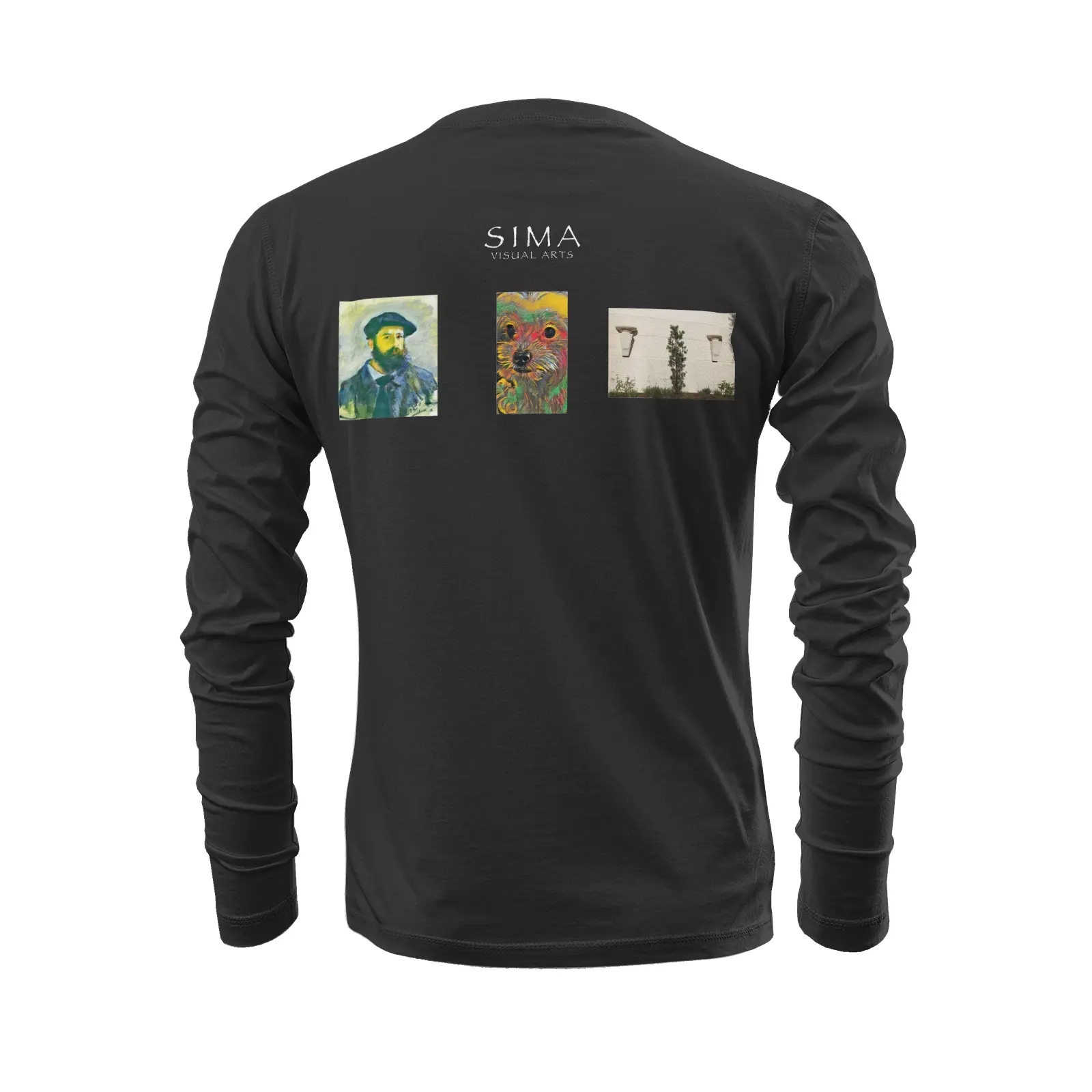 Black long sleeve t-shirt - The prophecy - USC Printy6