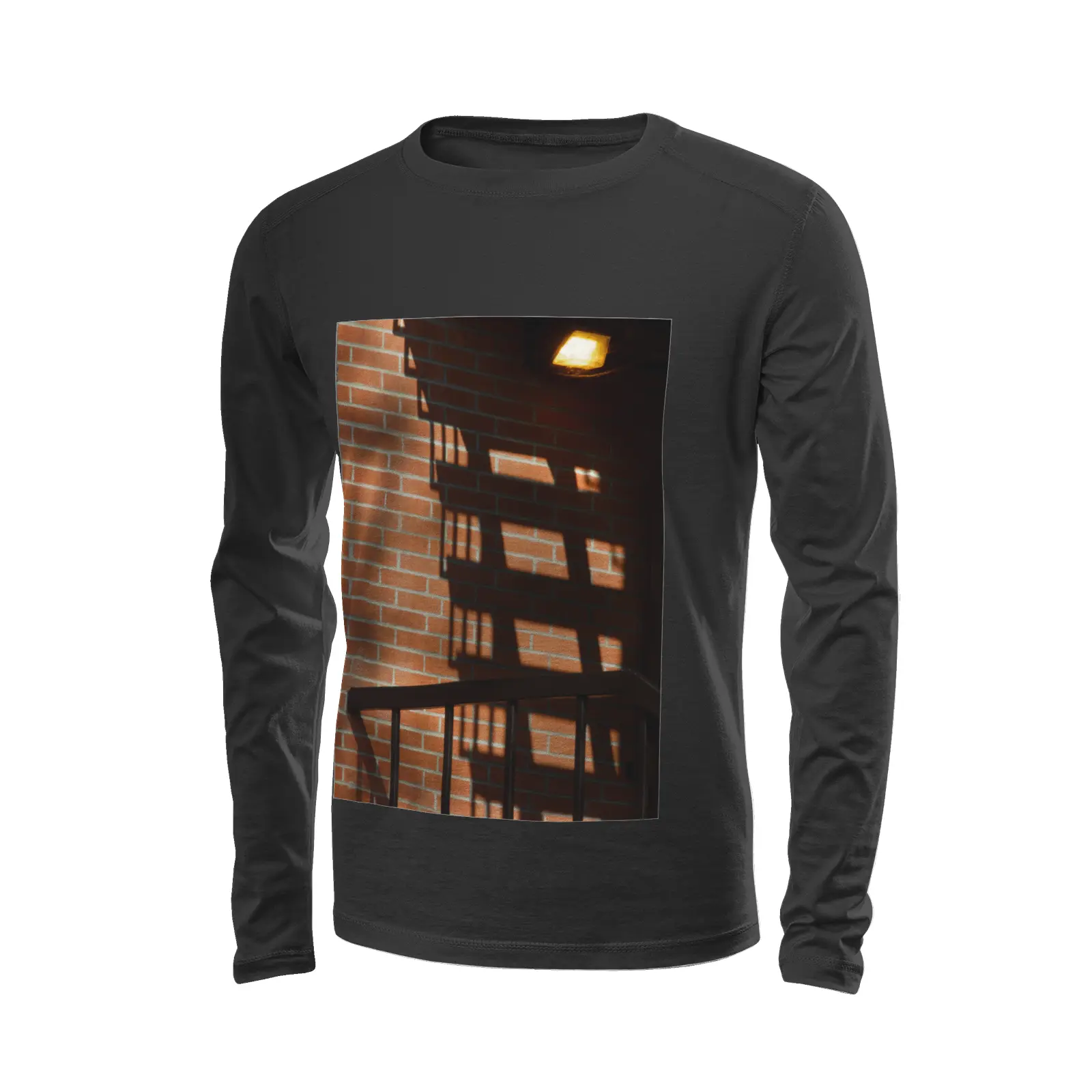 Black long sleeve t-shirt - The prophecy - USC Printy6