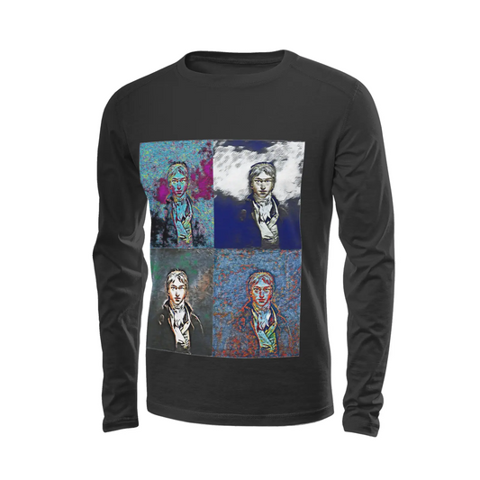 Black long sleeve t-shirt - The prophecy - William Turner Printy6