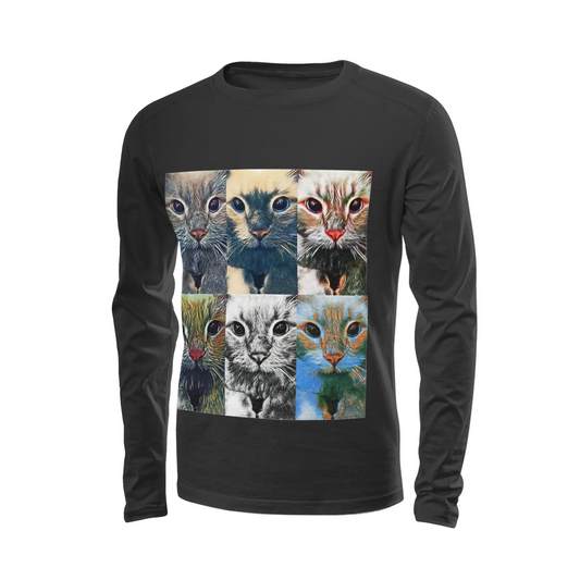 Black long sleeve t-shirt - The prophecy Printy6
