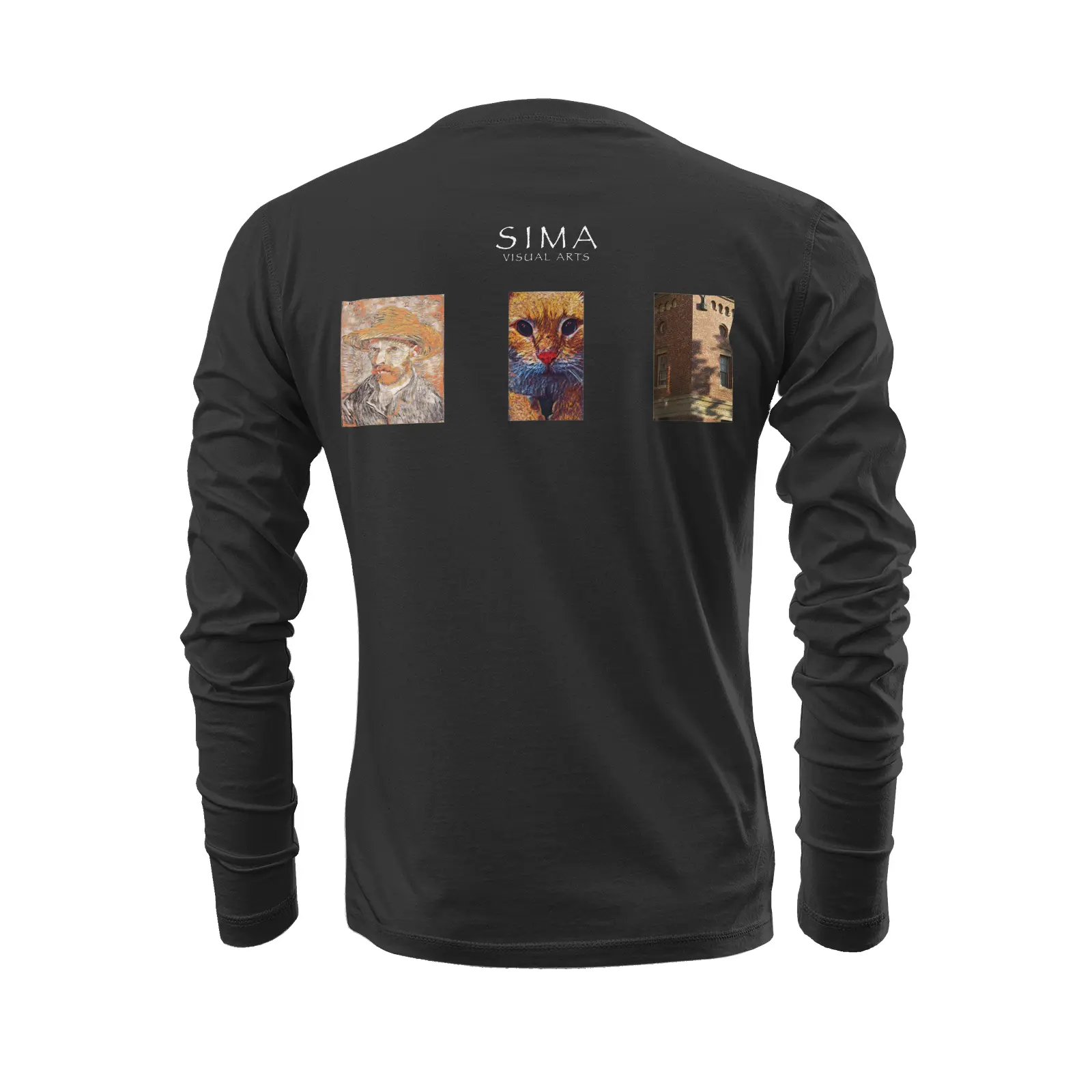 Black long sleeve t-shirt - The prophecy Printy6
