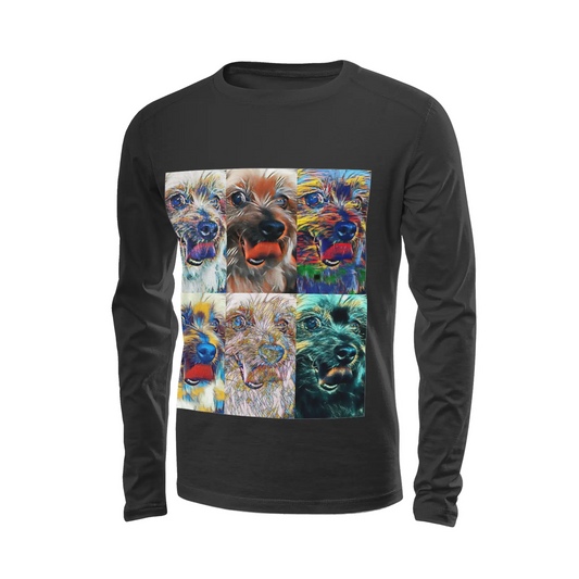 Black long sleeve t-shirt - The prophecy Printy6