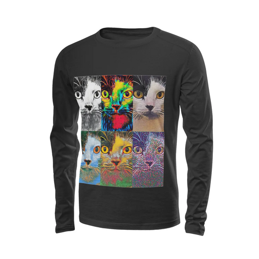Black long sleeve t-shirt - The prophecy Printy6