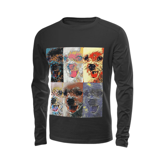 Black long sleeve t-shirt - The prophecy Printy6