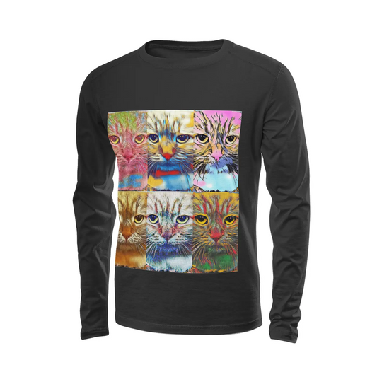 Black long sleeve t-shirt - The prophecy Printy6