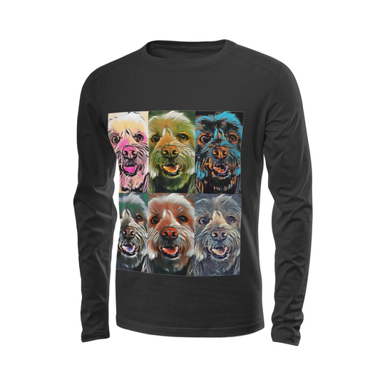 Black long sleeve t-shirt - The prophecy Printy6
