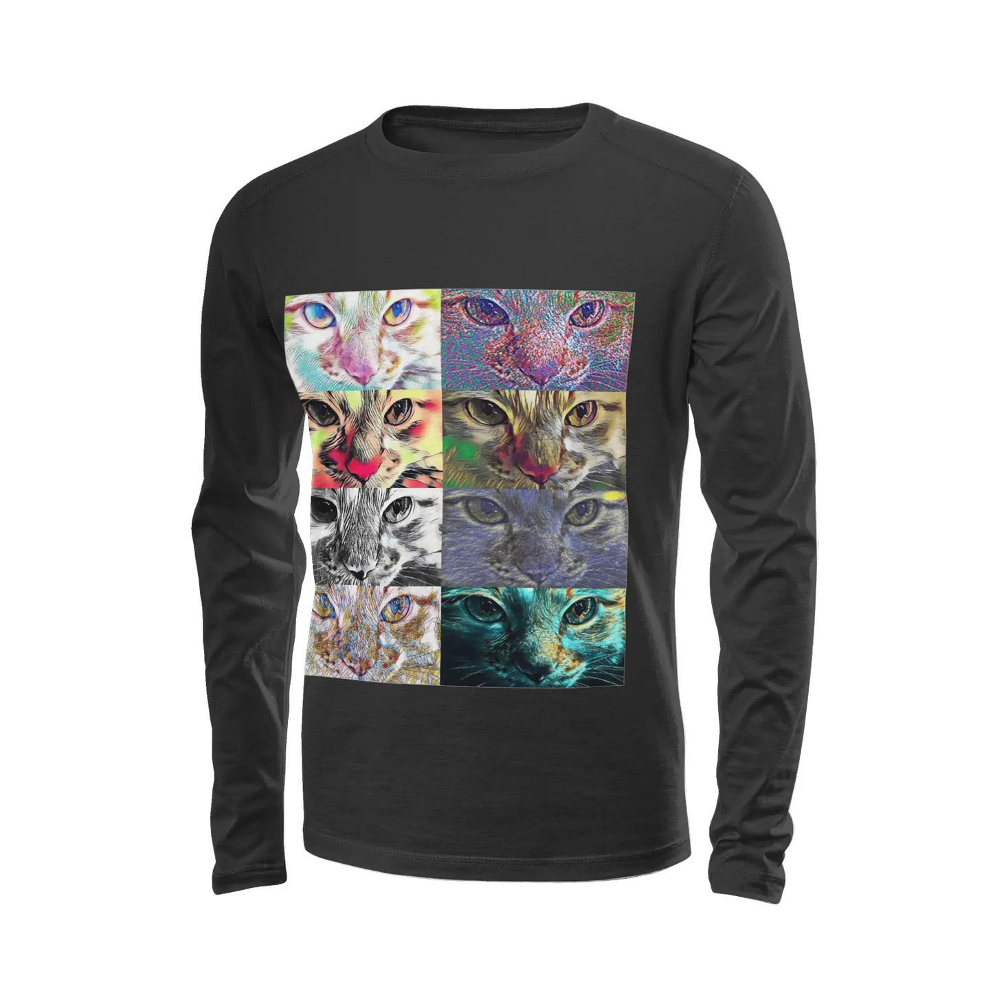 Black long sleeve t-shirt - The prophecy Printy6