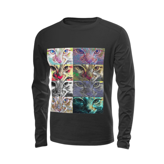 Black long sleeve t-shirt - The prophecy Printy6