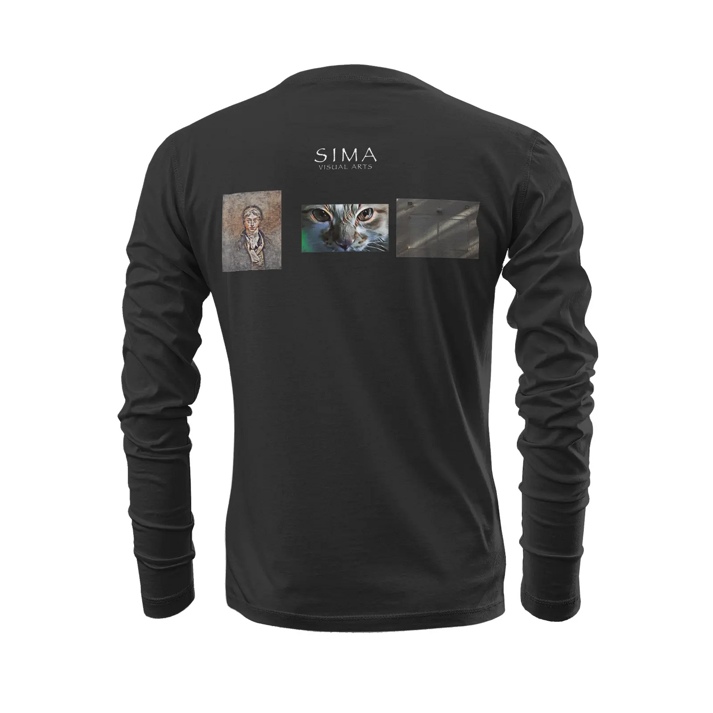 Black long sleeve t-shirt - The prophecy Printy6