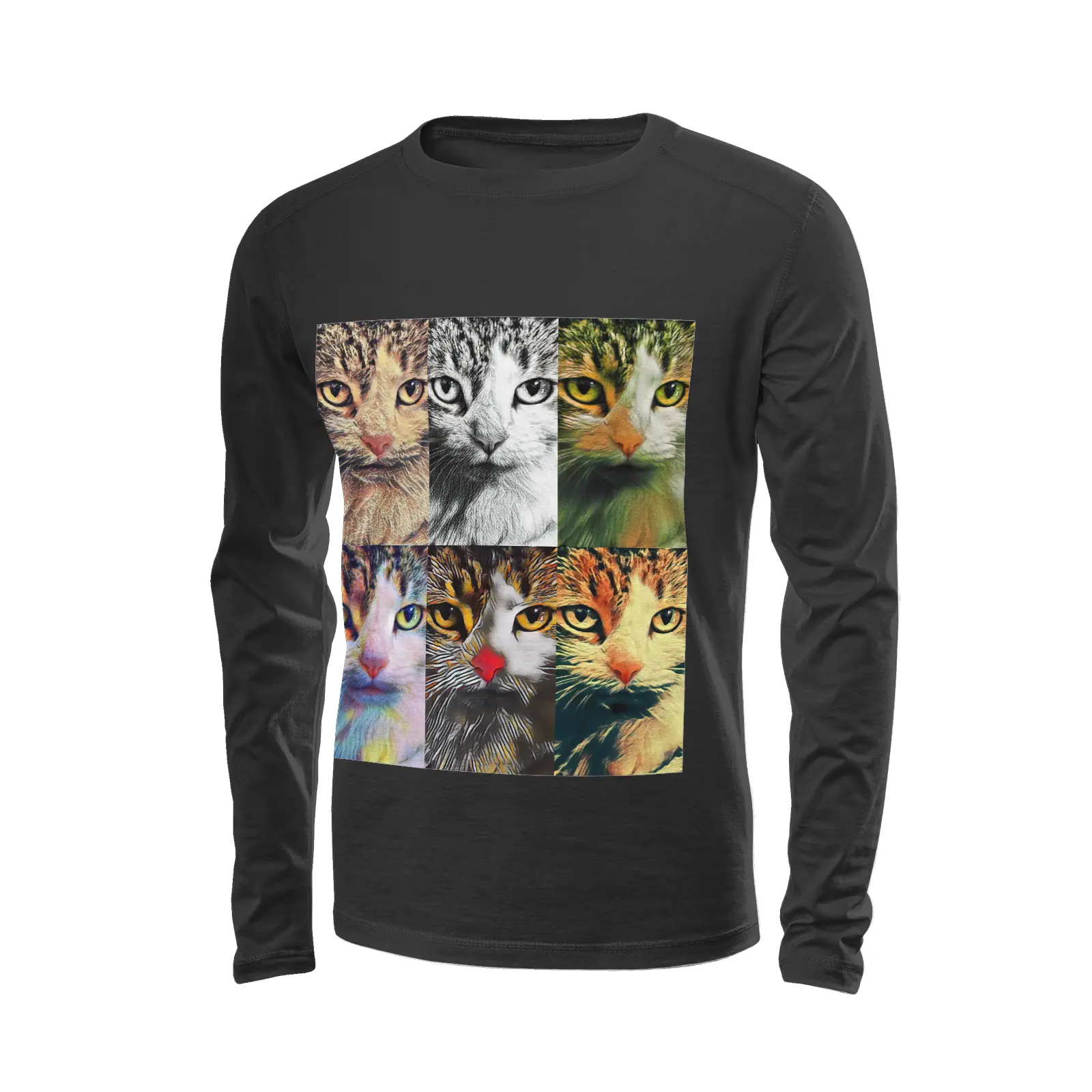 Black long sleeve t-shirt - The prophecy Printy6