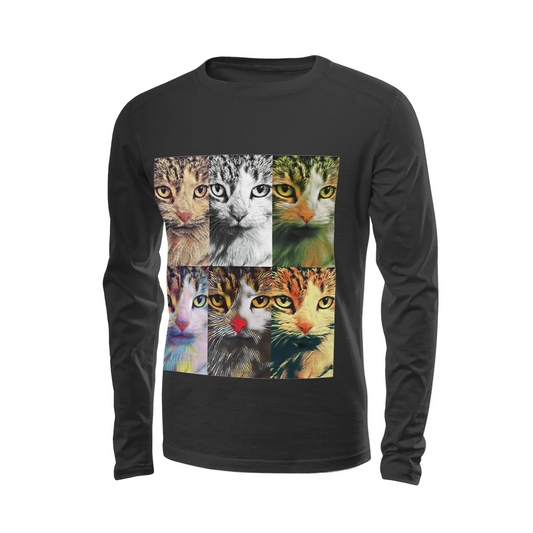 Black long sleeve t-shirt - The prophecy Printy6