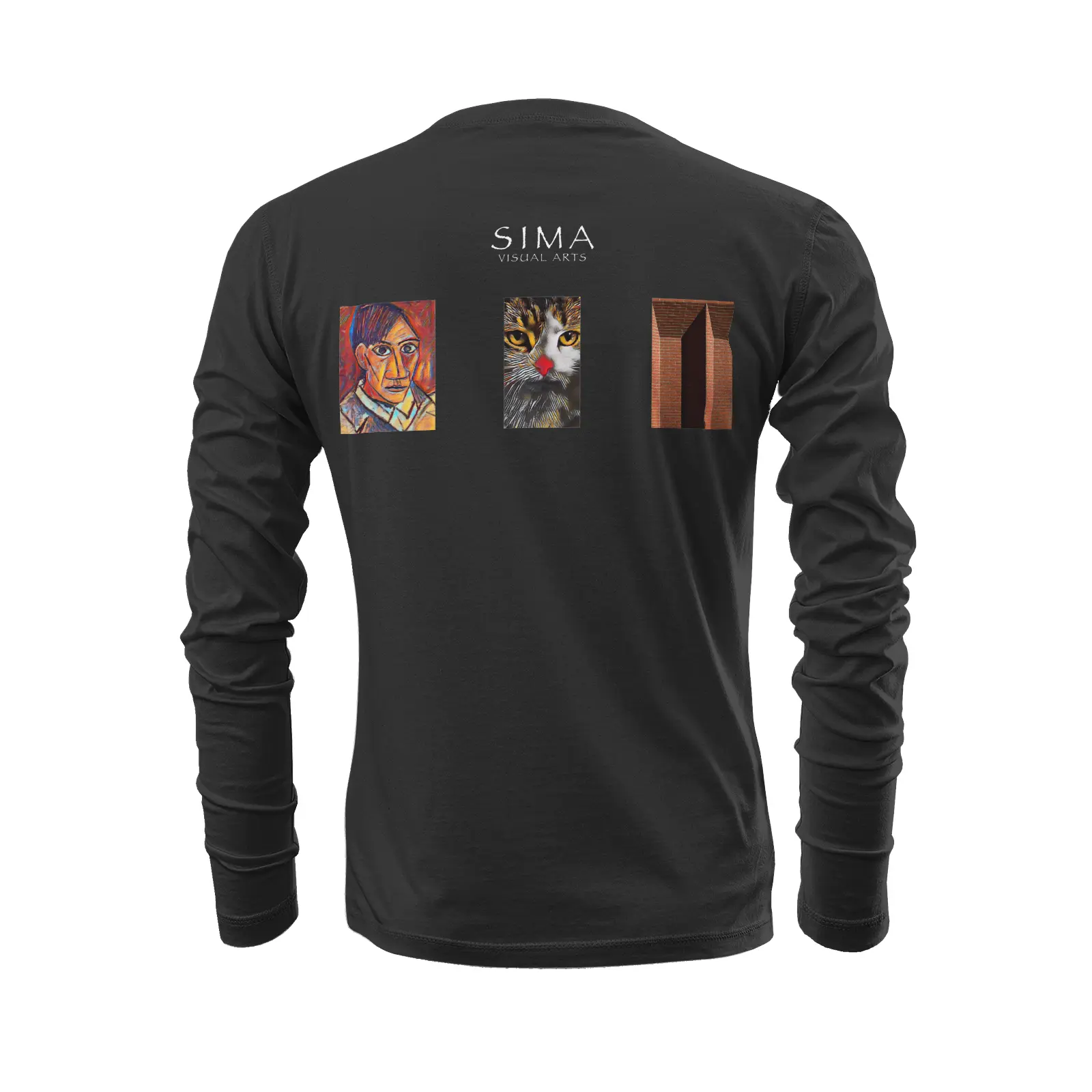 Black long sleeve t-shirt - The prophecy Printy6