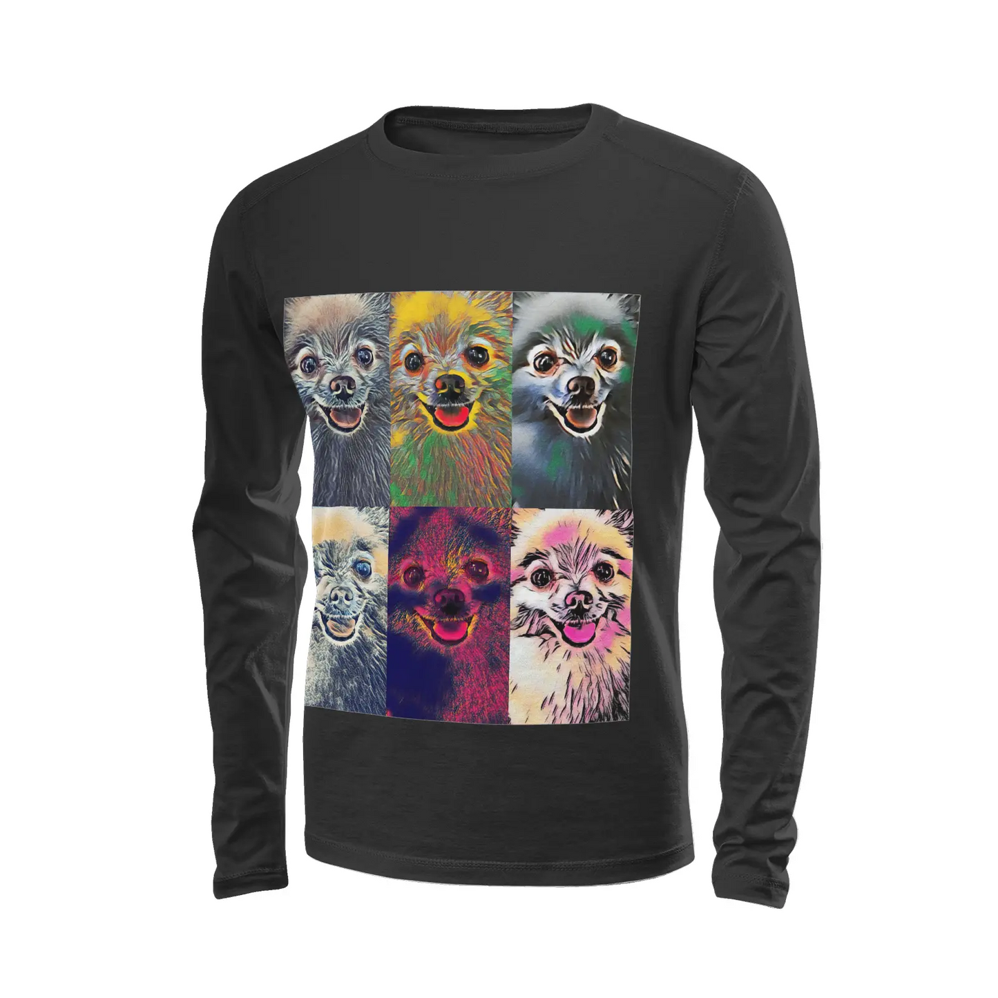 Black long sleeve t-shirt - The prophecy Printy6