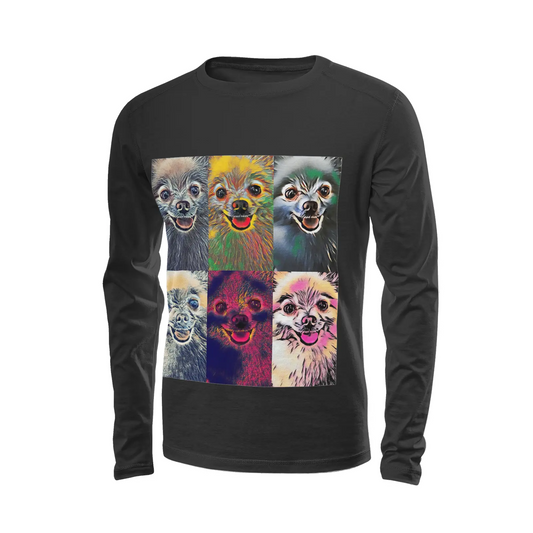 Black long sleeve t-shirt - The prophecy Printy6