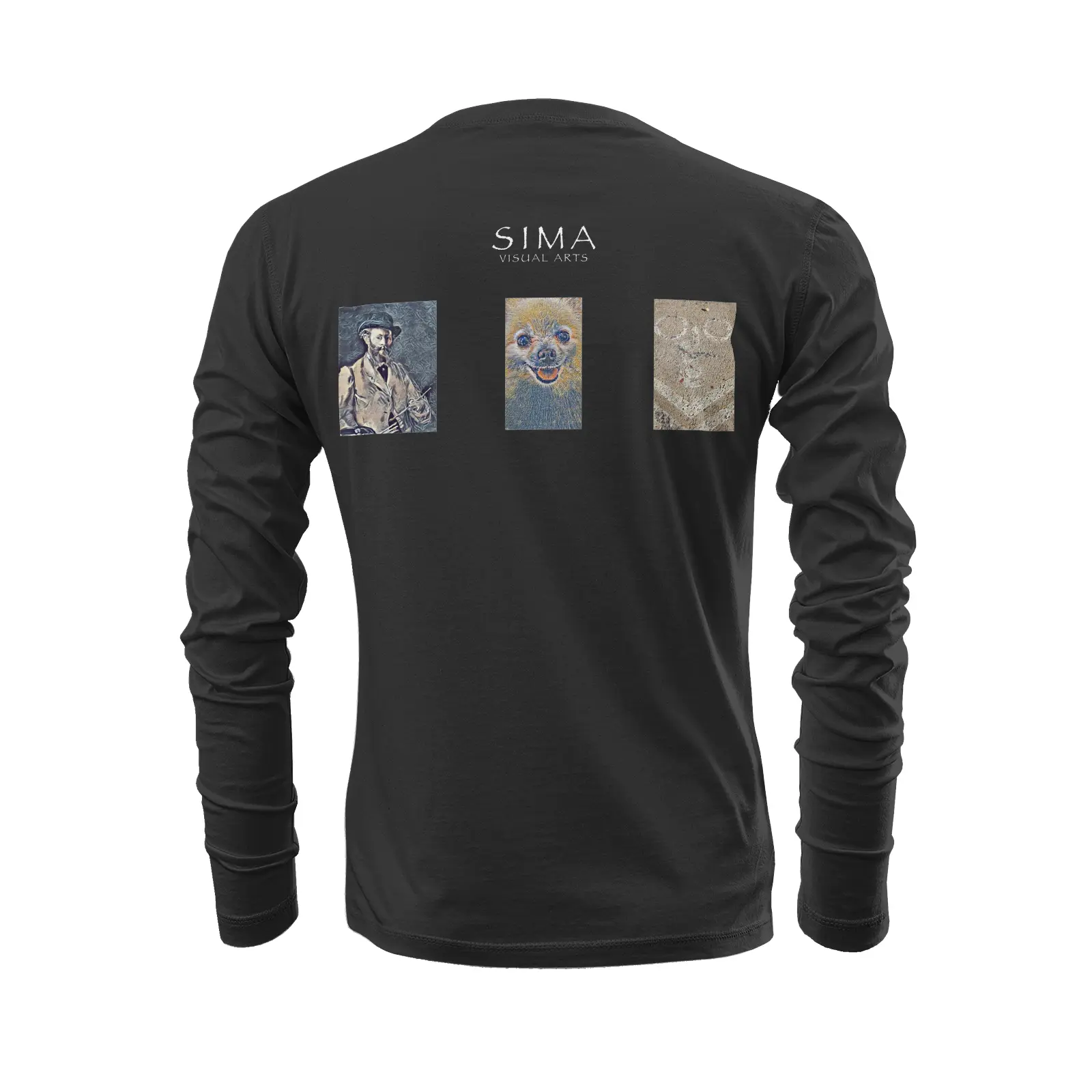 Black long sleeve t-shirt - The prophecy Printy6