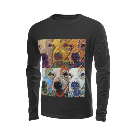 Black long sleeve t-shirt - The prophecy Printy6