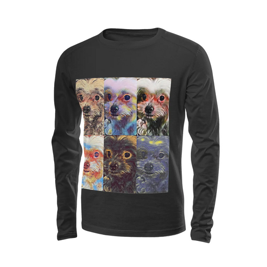 Black long sleeve t-shirt - The prophecy Printy6