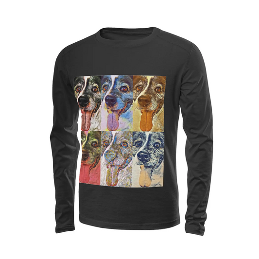 Black long sleeve t-shirt - The prophecy Printy6
