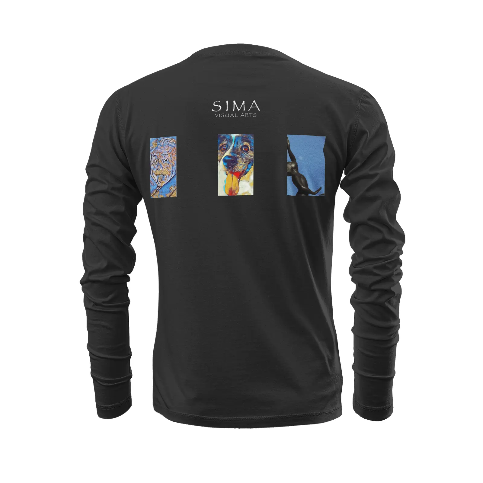 Black long sleeve t-shirt - The prophecy Printy6