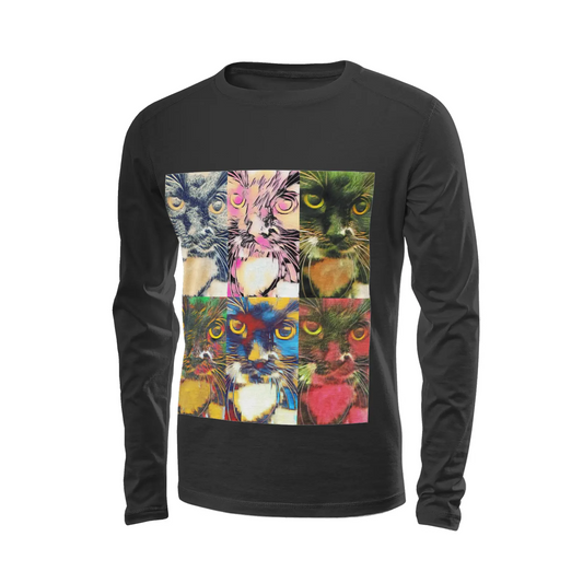 Black long sleeve t-shirt - The prophecy Printy6