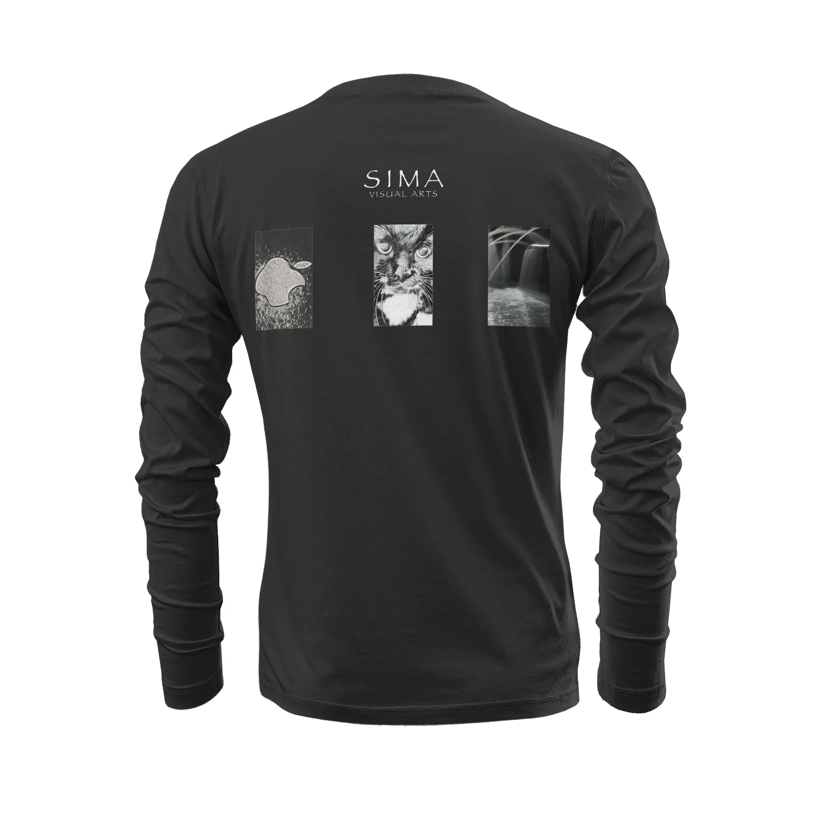 Black long sleeve t-shirt - The prophecy Printy6