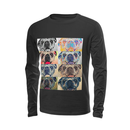 Black long sleeve t-shirt - The prophecy Printy6