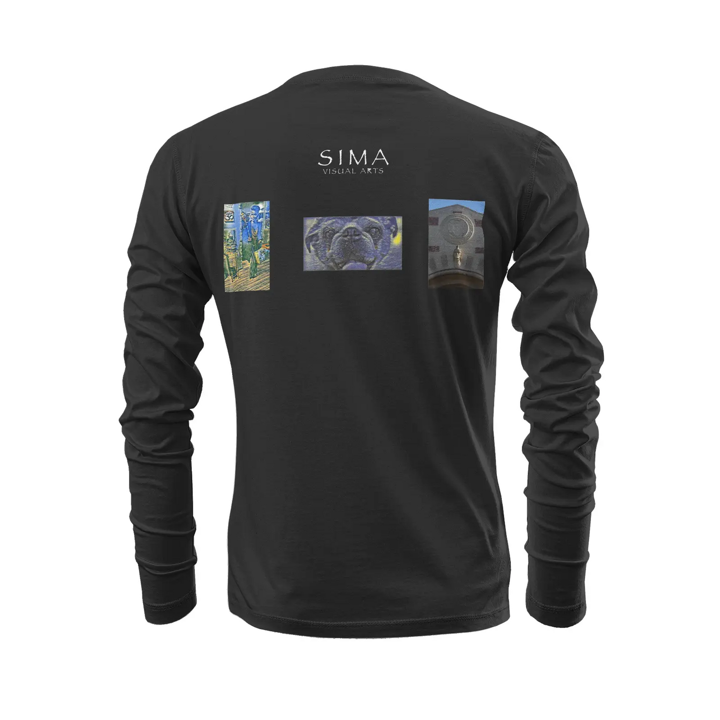 Black long sleeve t-shirt - The prophecy Printy6