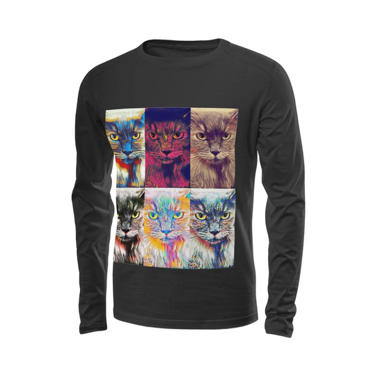 Black long sleeve t-shirt - The prophecy Printy6