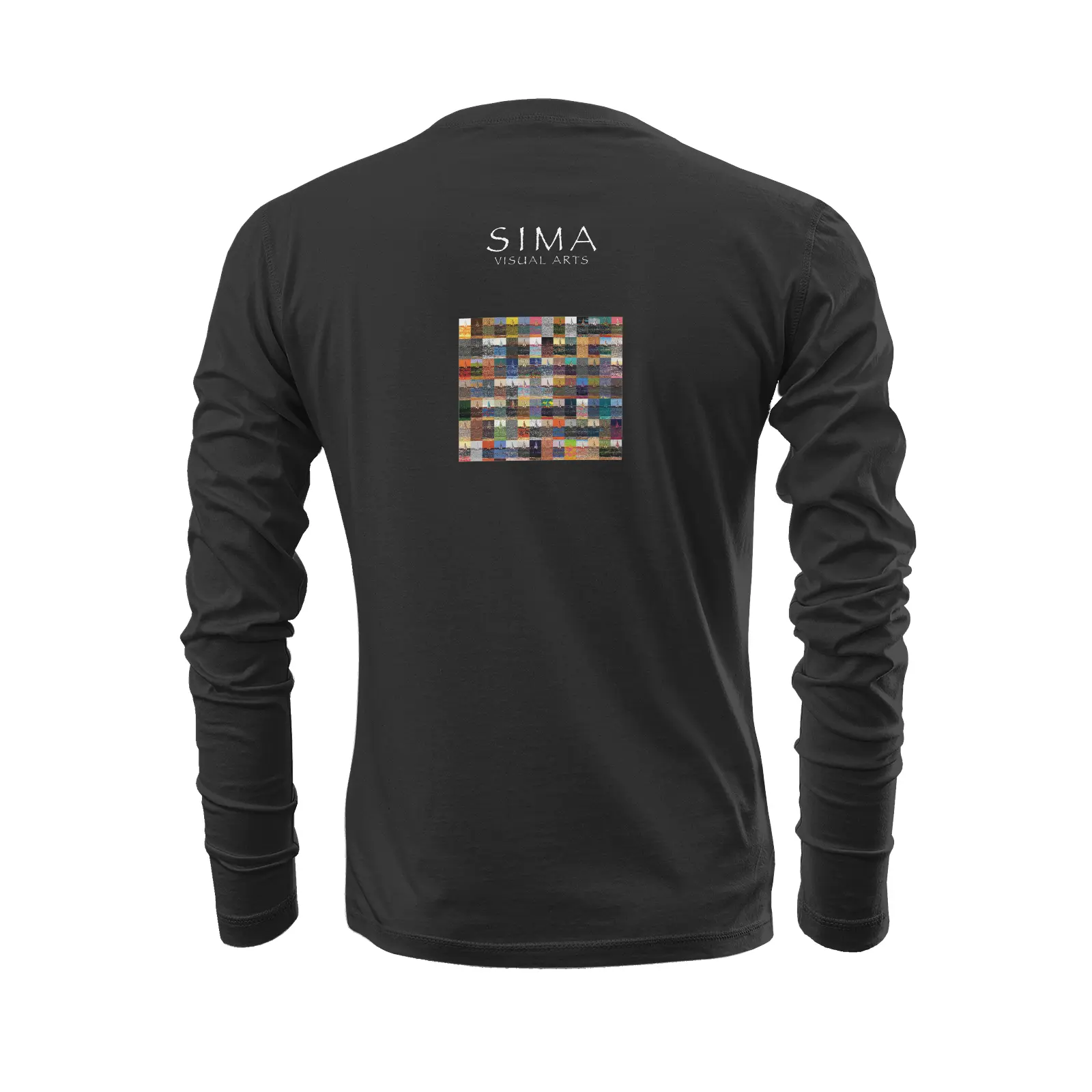 Black long sleeve t-shirt - The show must go on - Marina del Rey Printy6