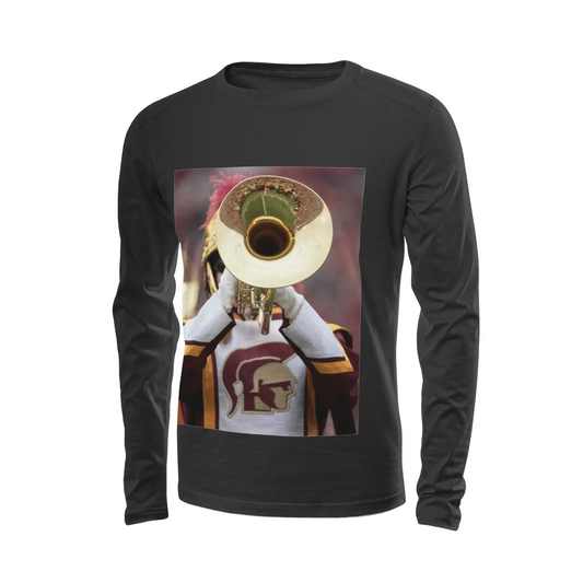 Black long sleeve t-shirt - USC Football (5) Printy6