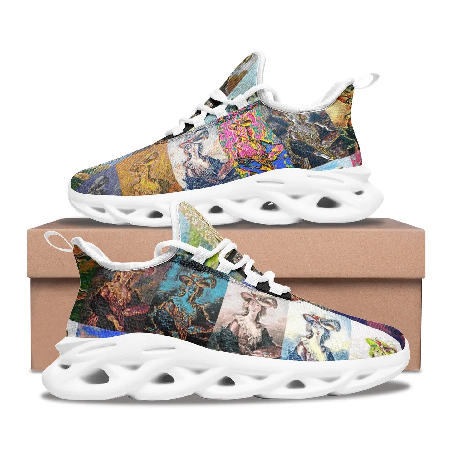Bounce sneakers - School of painting - Elizabeth Lebrun Printy6