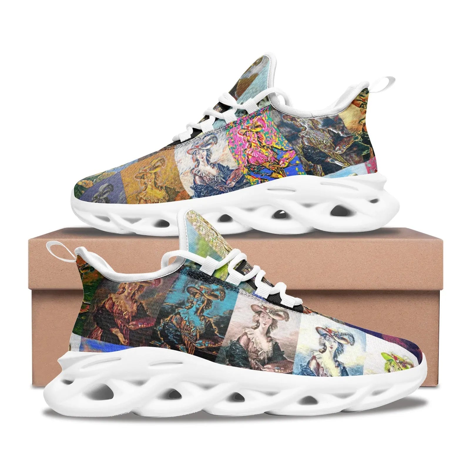Bounce sneakers - School of painting - Elizabeth Lebrun Printy6