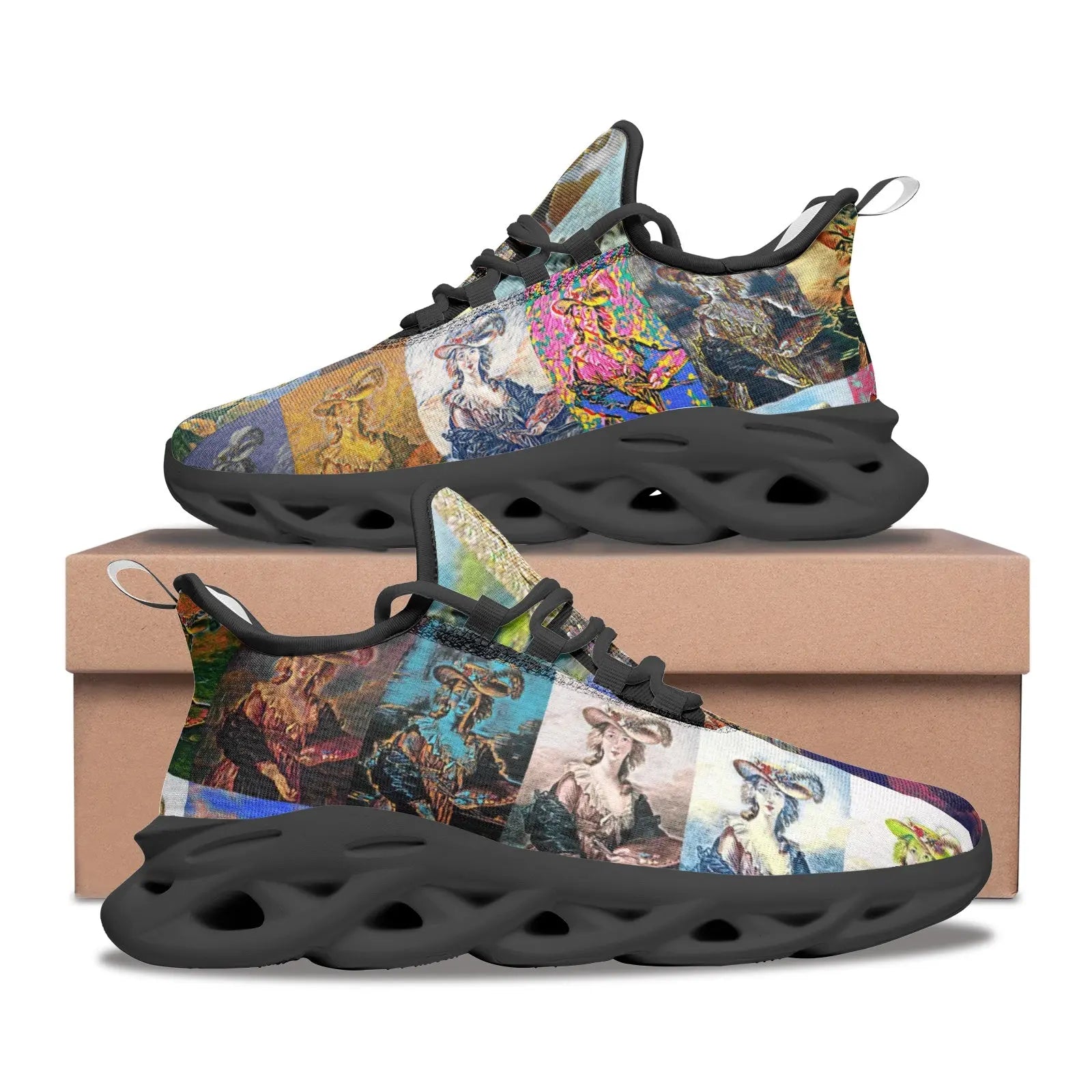 Bounce sneakers - School of painting - Elizabeth Lebrun Printy6