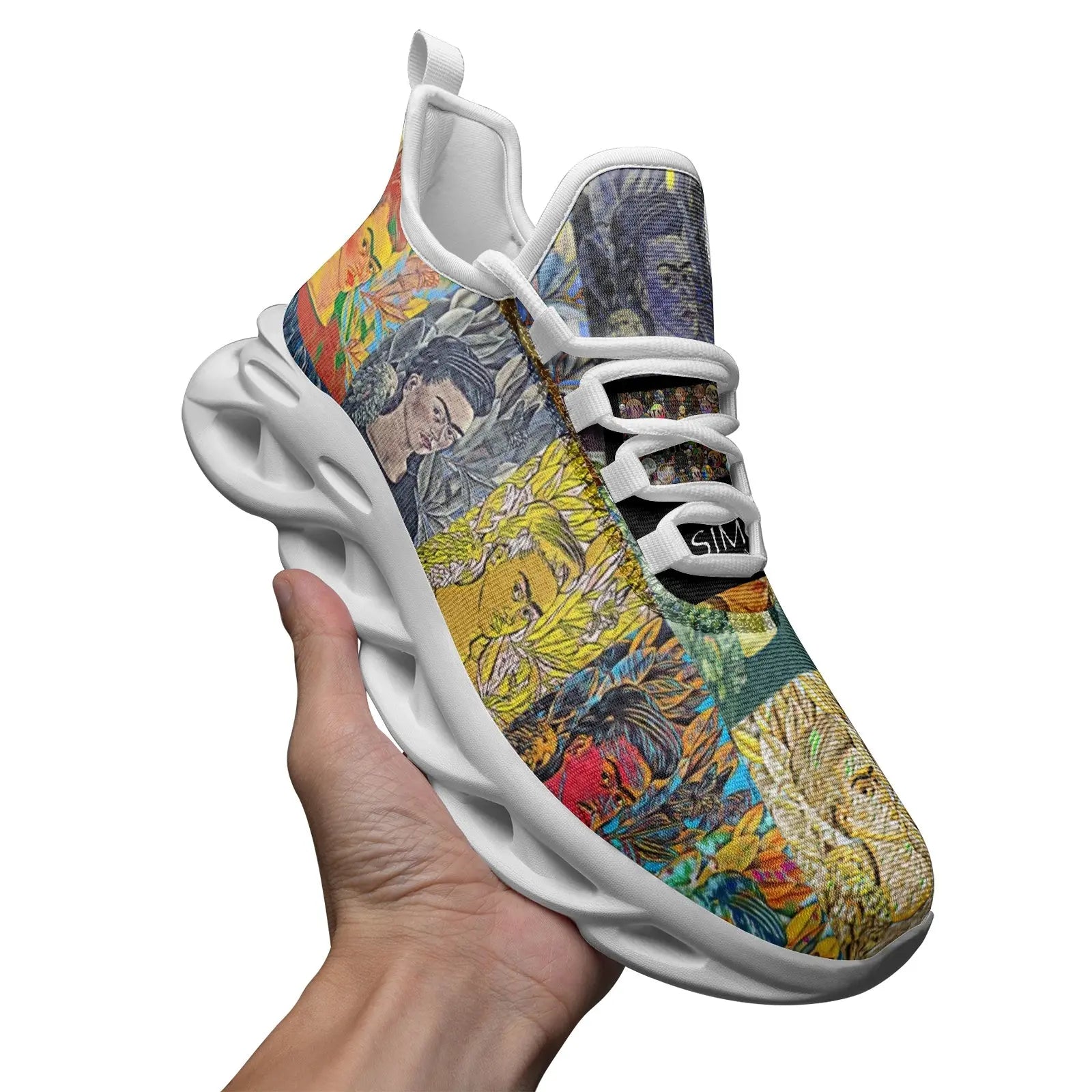 Bounce sneakers - School of painting - Frida Kahlo Printy6