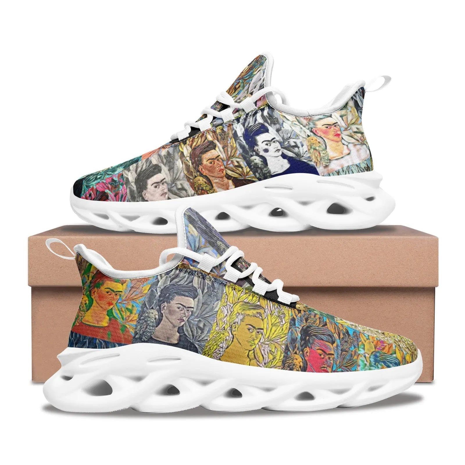 Bounce sneakers - School of painting - Frida Kahlo Printy6