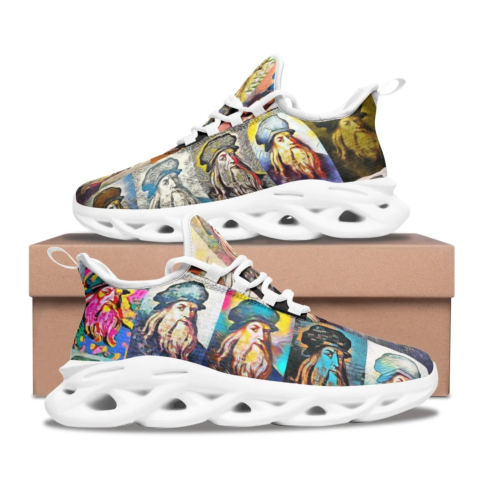 Bounce sneakers - School of painting - Leonardo Da Vinci Printy6
