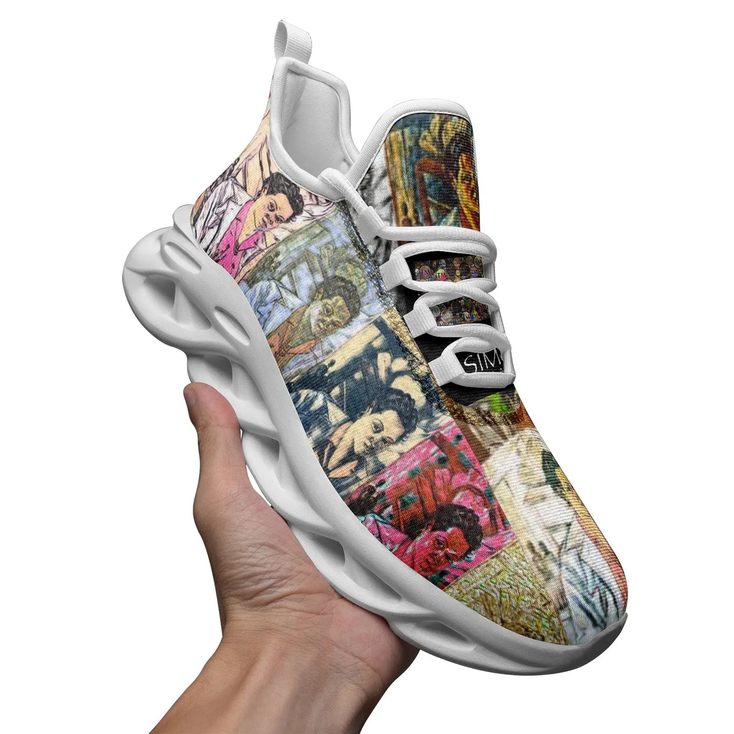 Bounce sneakers - School of painting - Lois Mailou Jones Printy6