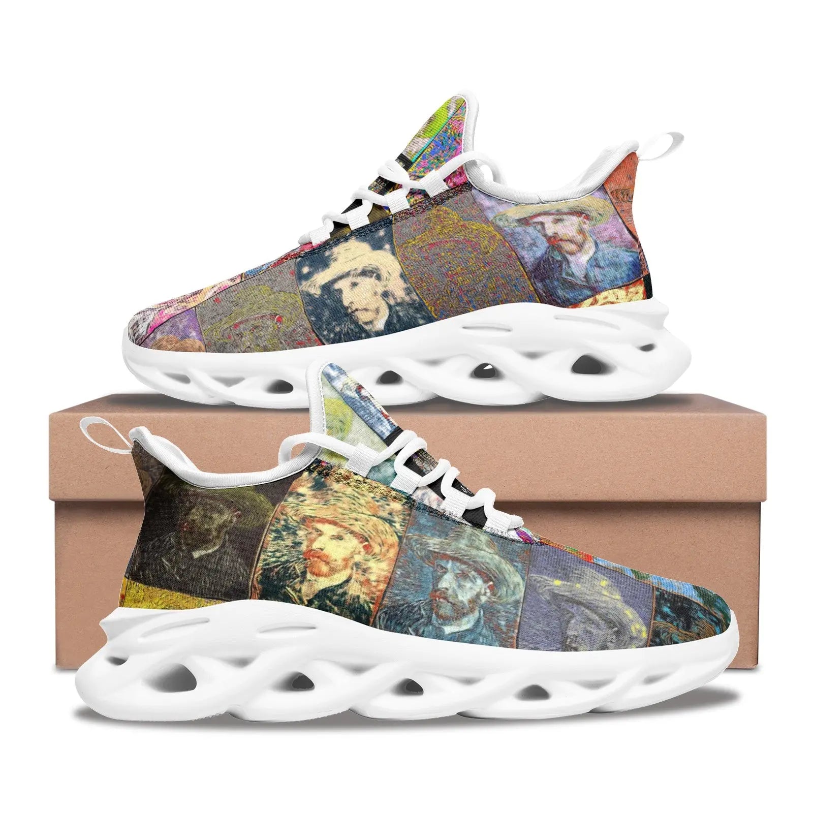Bounce sneakers - School of painting - Vincent Van Gogh Printy6