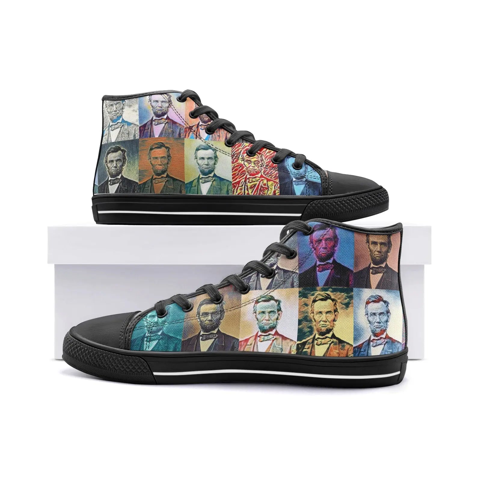 High top sneakers - Encore - Abraham Lincoln Printy6