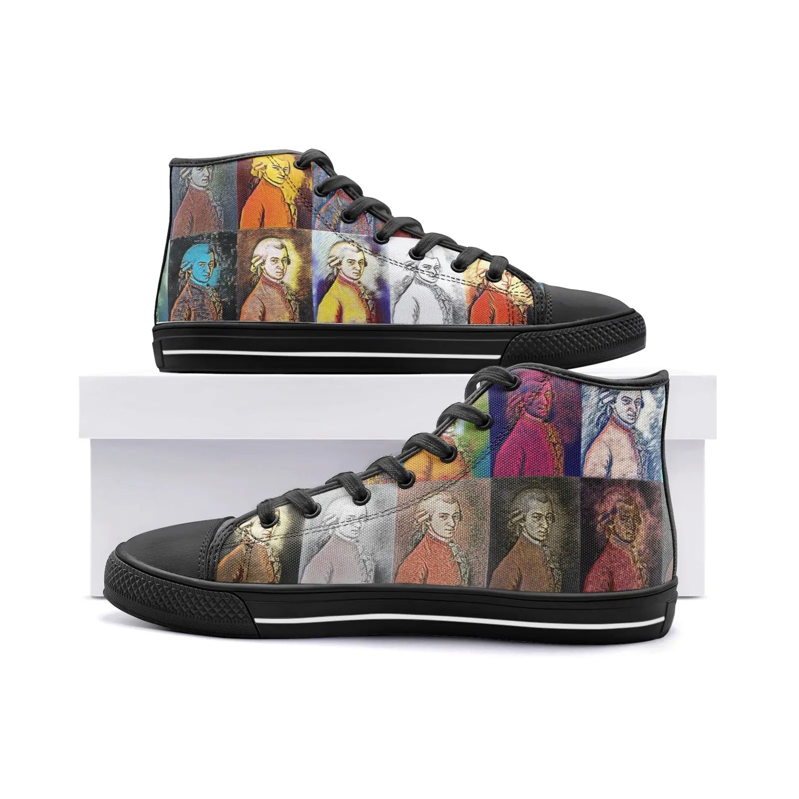 High top sneakers - Encore - Amadeus Mozart Printy6