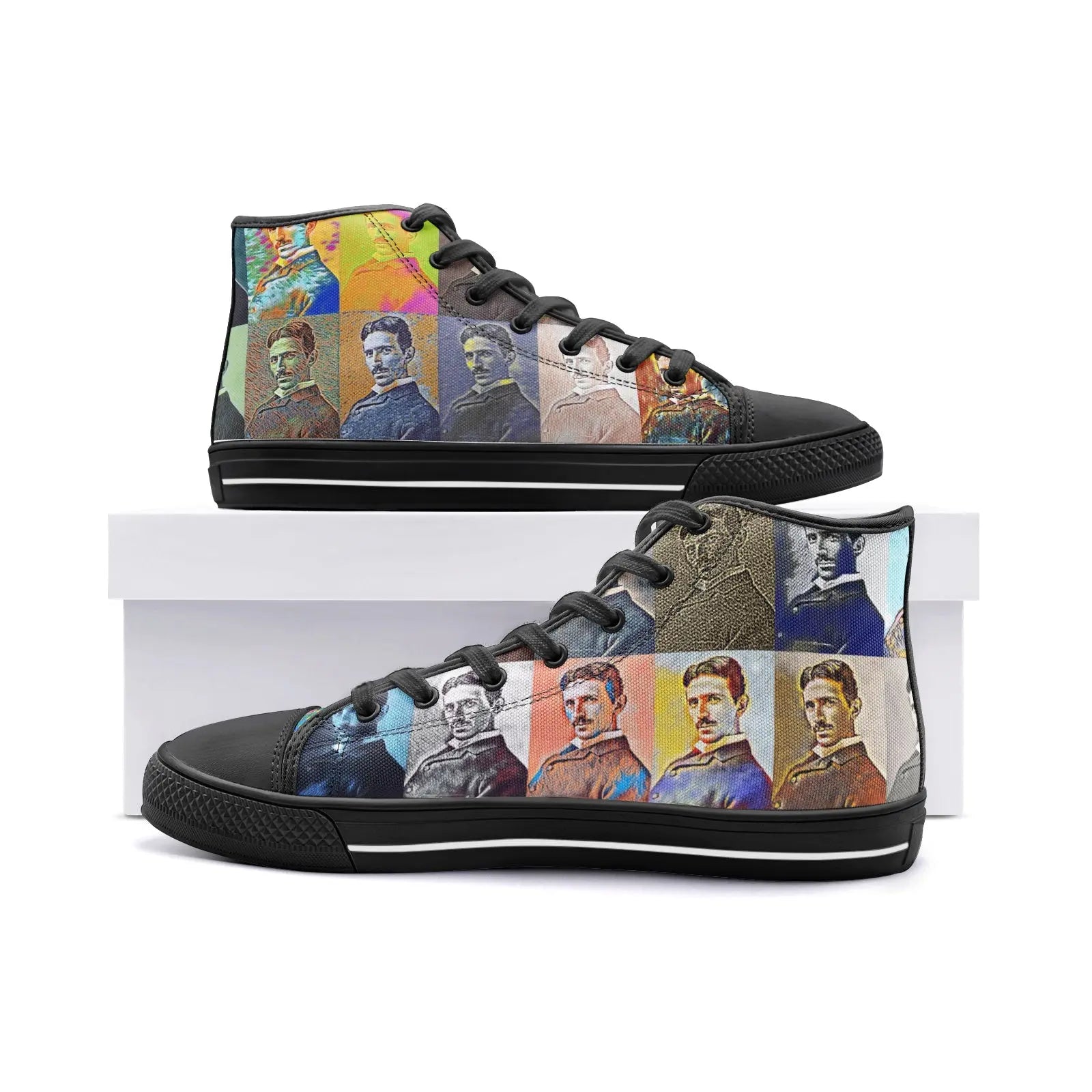 High top sneakers - Encore - Nikola Tesla Printy6