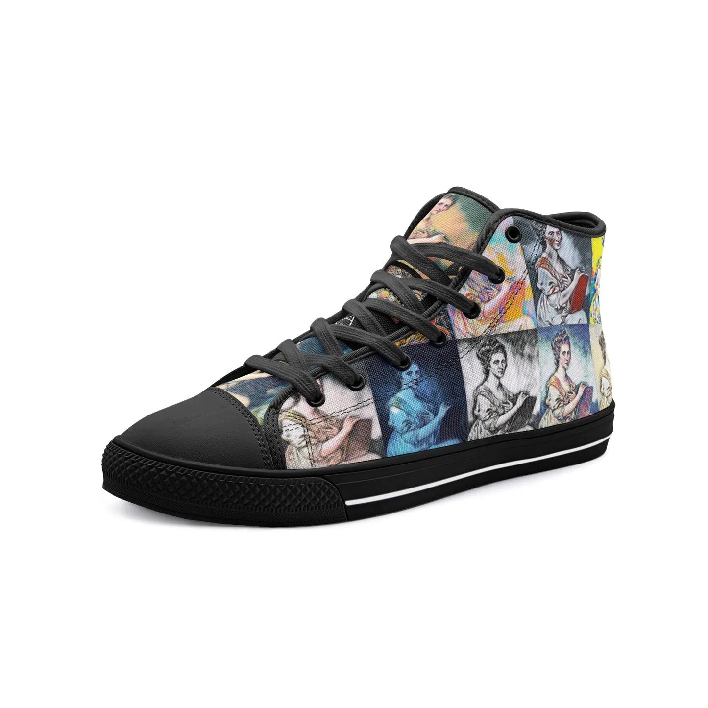 High top sneakers - School of painting - Angelica Kauffman Printy6
