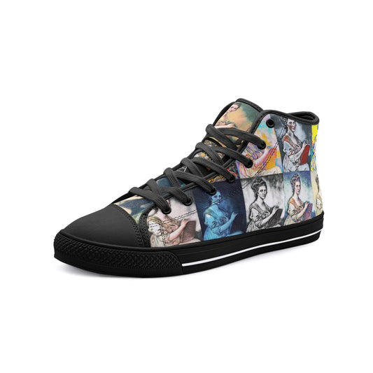 High top sneakers - School of painting - Angelica Kauffman Printy6