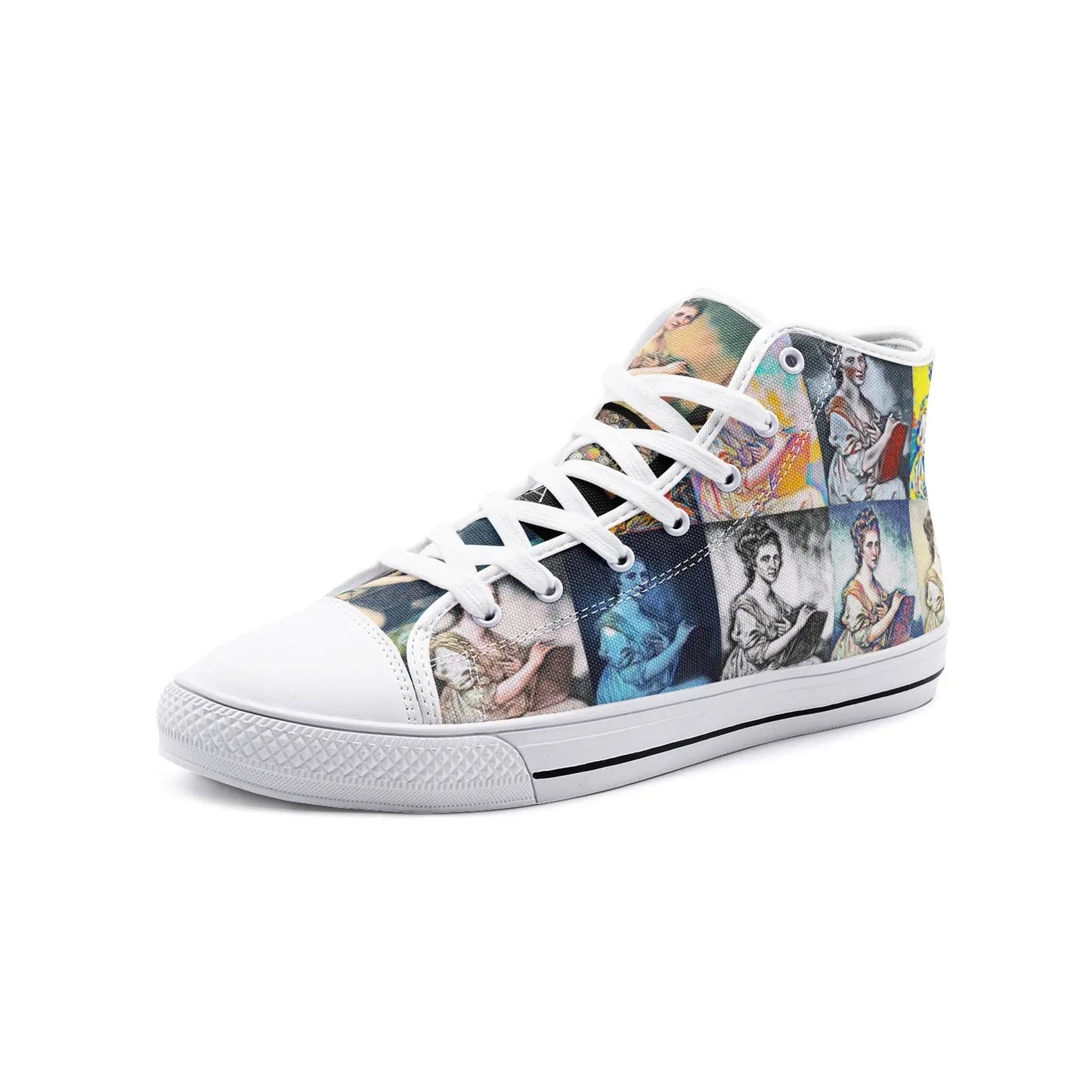 High top sneakers - School of painting - Angelica Kauffman Printy6