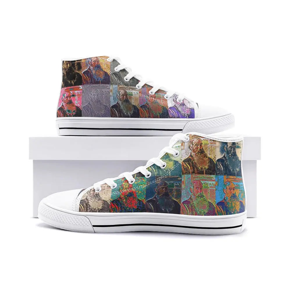 High top sneakers - School of painting - Camille Pissarro Printy6