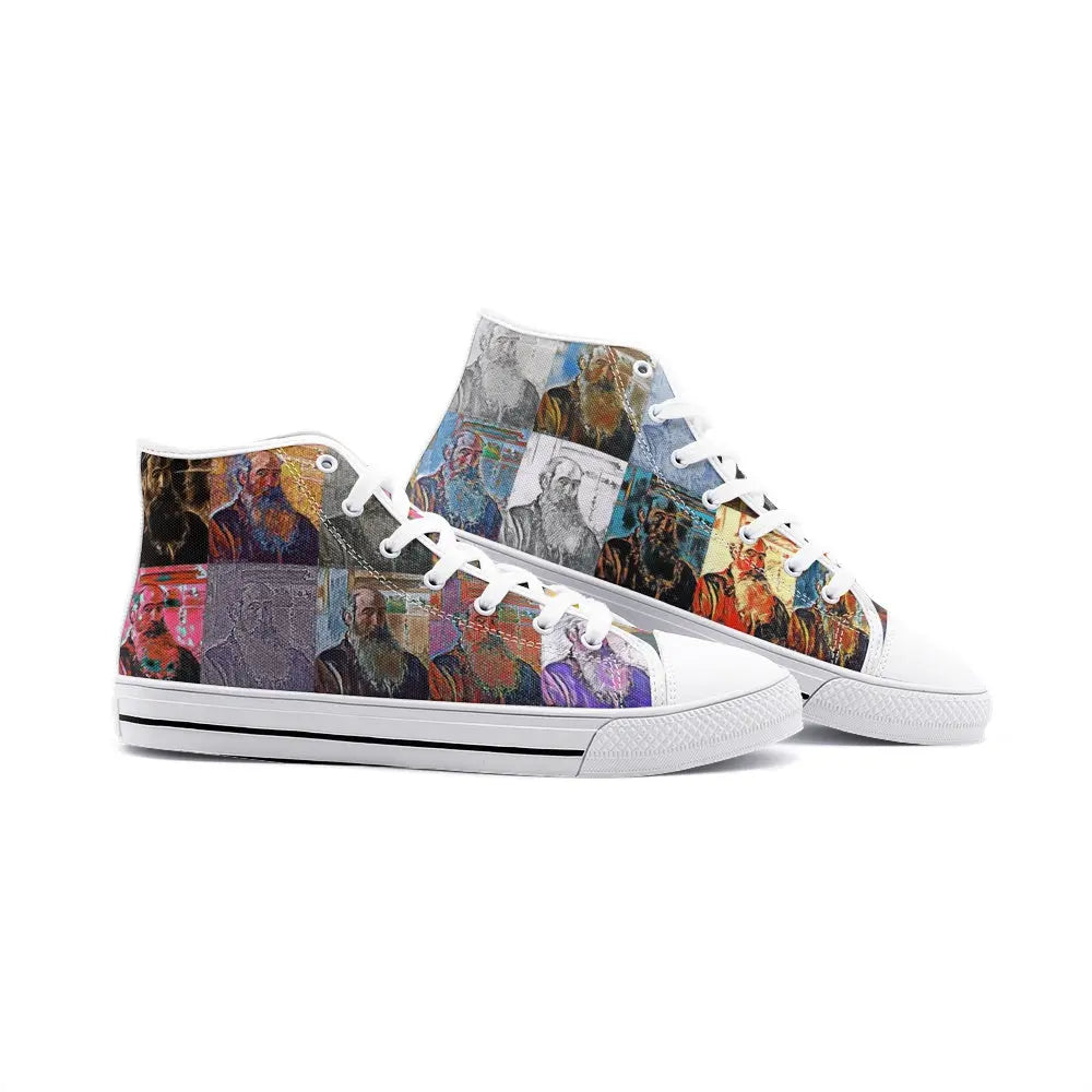 High top sneakers - School of painting - Camille Pissarro Printy6