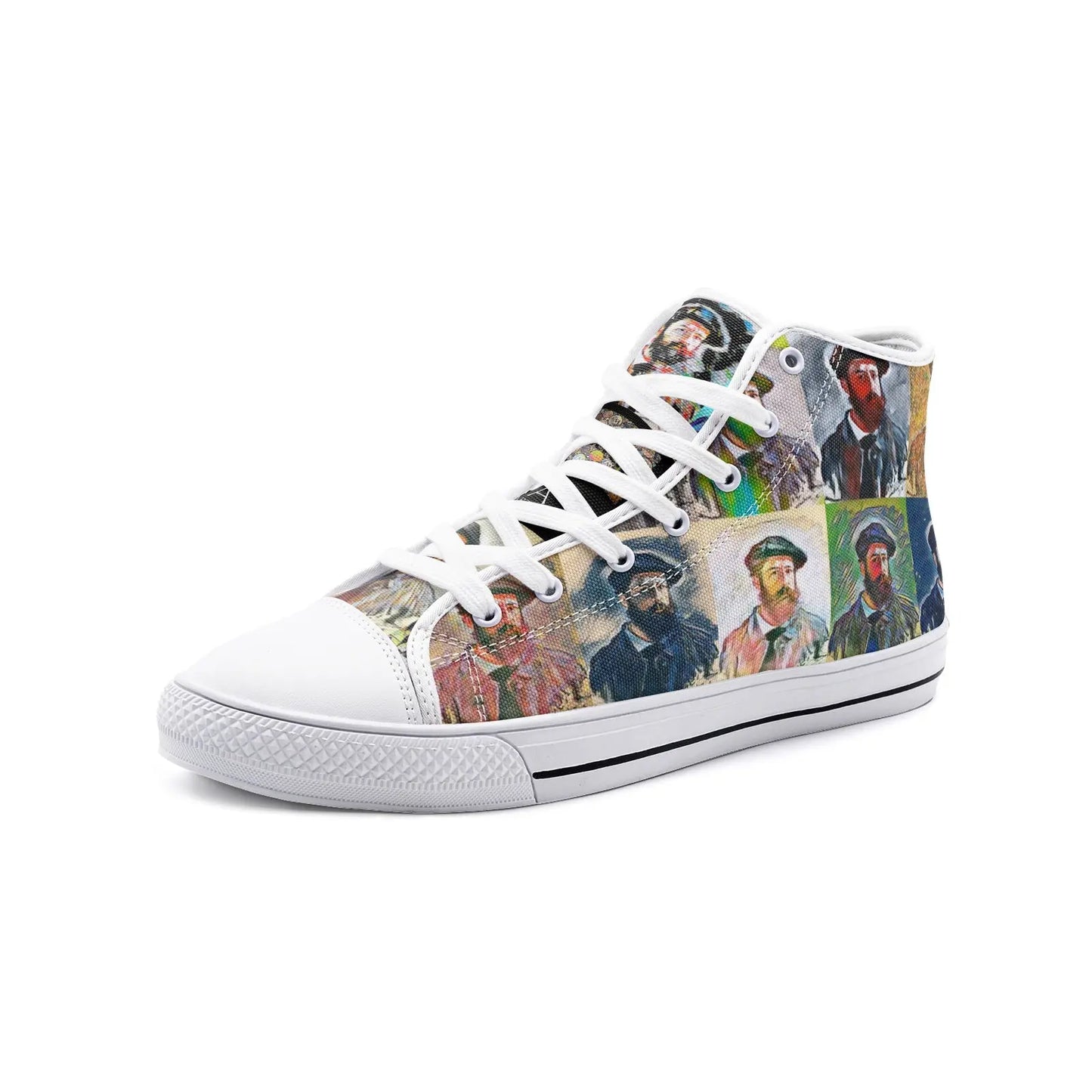 High top sneakers - School of painting - Claude Monet Printy6